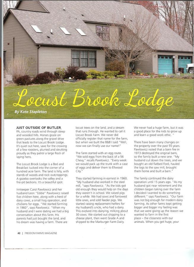Locust Brook Lodge Butler Exteriör bild